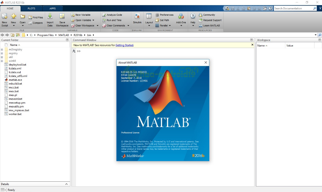 Matlab version 7.1